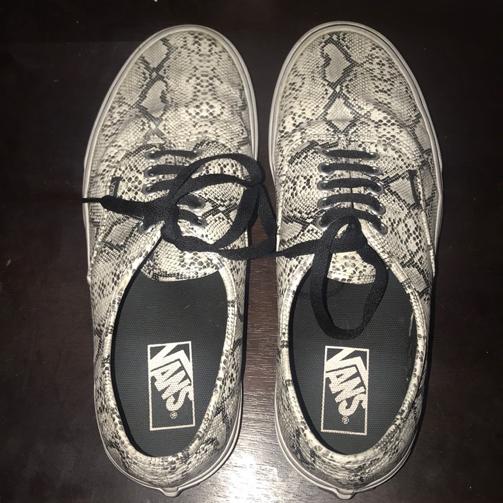 Snake skin vans